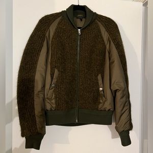rag & bone Oakes Wool Blend Sweater Bomber